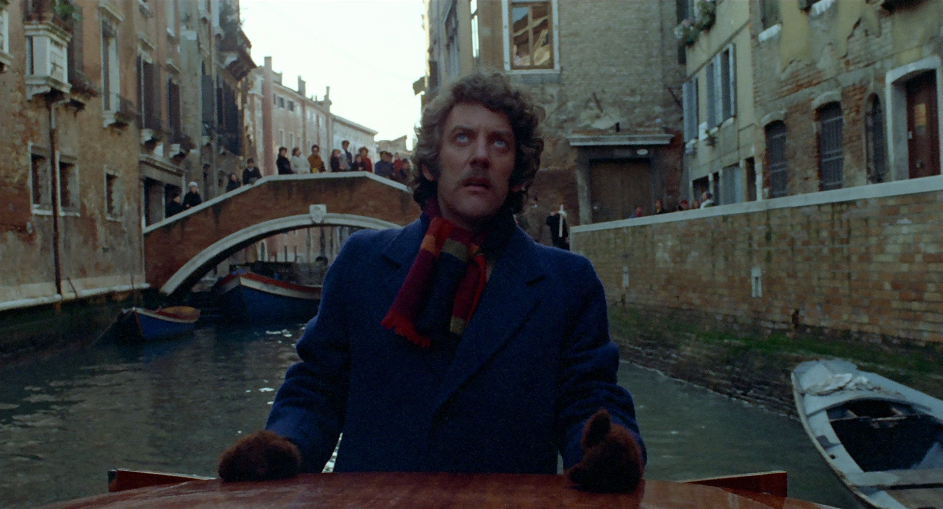 Don't Look Now, Nicolas Roeg films, Venice films, film location Venice, red in films, colour red cinema, Donald Sutherland films, film haunted Venice, cities in films